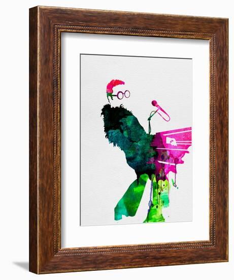 Elton Watercolor-Lora Feldman-Framed Premium Giclee Print