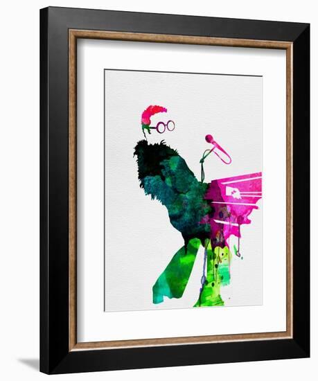 Elton Watercolor-Lora Feldman-Framed Premium Giclee Print