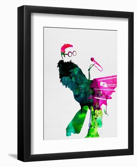 Elton Watercolor-Lora Feldman-Framed Premium Giclee Print