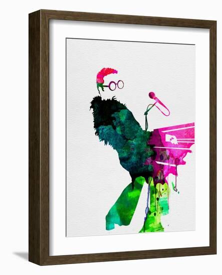 Elton Watercolor-Lora Feldman-Framed Art Print