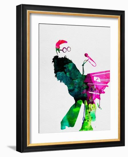 Elton Watercolor-Lora Feldman-Framed Art Print