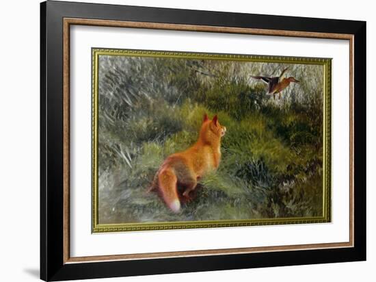 Eluding the Fox, 1912-Bruno Andreas Liljefors-Framed Giclee Print