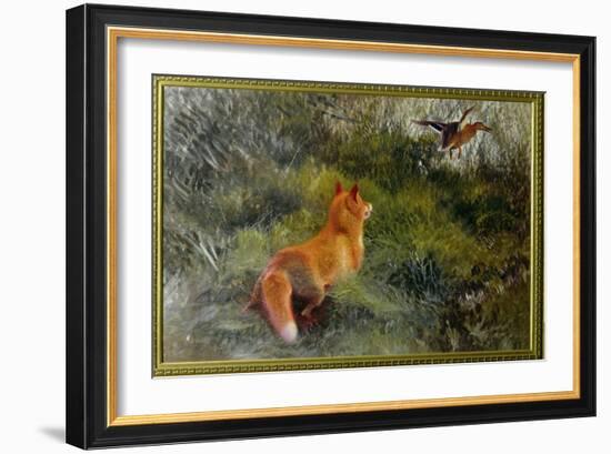 Eluding the Fox, 1912-Bruno Andreas Liljefors-Framed Giclee Print