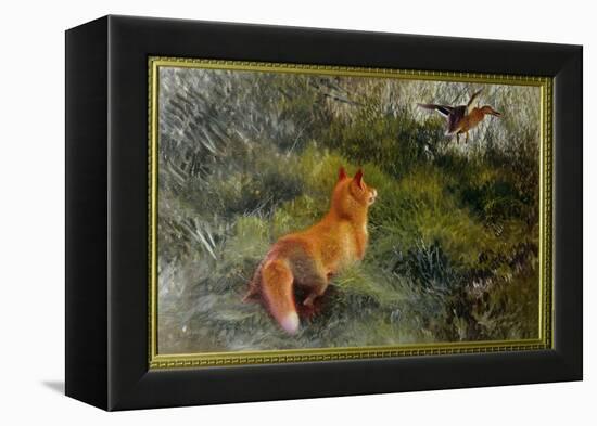 Eluding the Fox, 1912-Bruno Andreas Liljefors-Framed Premier Image Canvas