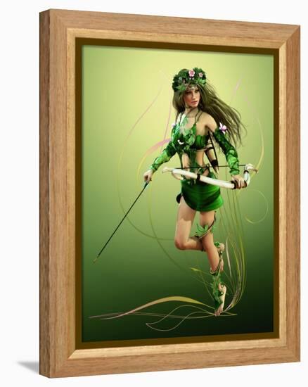 Elven Hunter-Atelier Sommerland-Framed Stretched Canvas