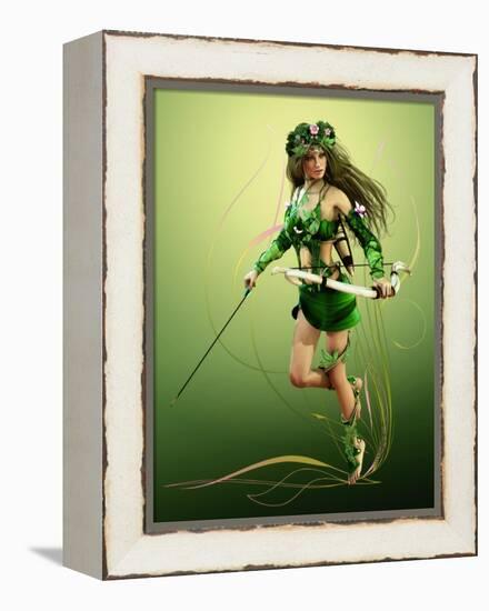 Elven Hunter-Atelier Sommerland-Framed Stretched Canvas