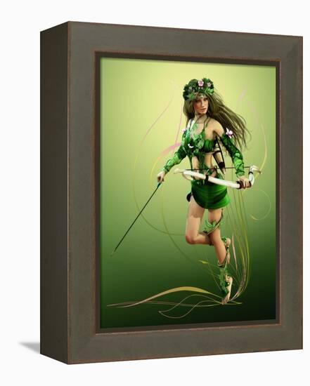 Elven Hunter-Atelier Sommerland-Framed Stretched Canvas