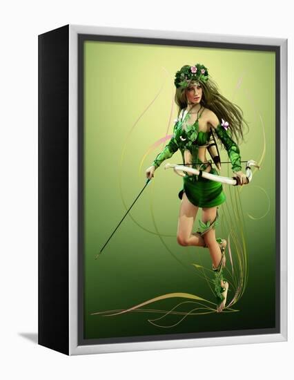 Elven Hunter-Atelier Sommerland-Framed Stretched Canvas