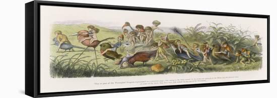 Elves and Their Tricks-Richard Doyle-Framed Stretched Canvas