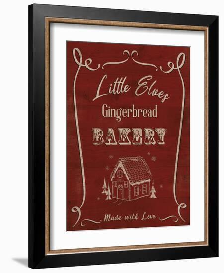 Elves Christmas Bakery-Clara Wells-Framed Giclee Print