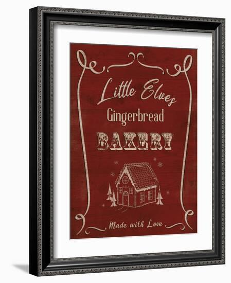 Elves Christmas Bakery-Clara Wells-Framed Giclee Print