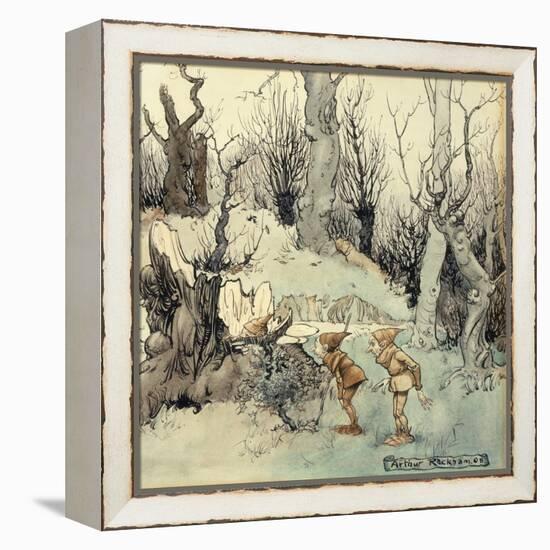 Elves in a Wood, 1908-Arthur Rackham-Framed Premier Image Canvas