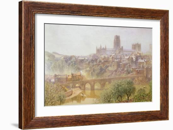 Elvet Bridge, Durham, 1876-Alfred William Hunt-Framed Giclee Print