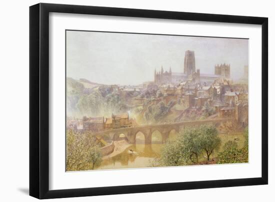 Elvet Bridge, Durham, 1876-Alfred William Hunt-Framed Giclee Print