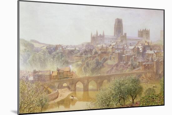 Elvet Bridge, Durham, 1876-Alfred William Hunt-Mounted Giclee Print