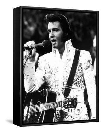 Biggsports Elvis Presley Aloha from Hawaii Music & Memories Framed Photo 