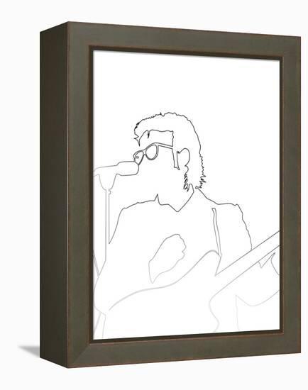 Elvis Costello-Logan Huxley-Framed Stretched Canvas