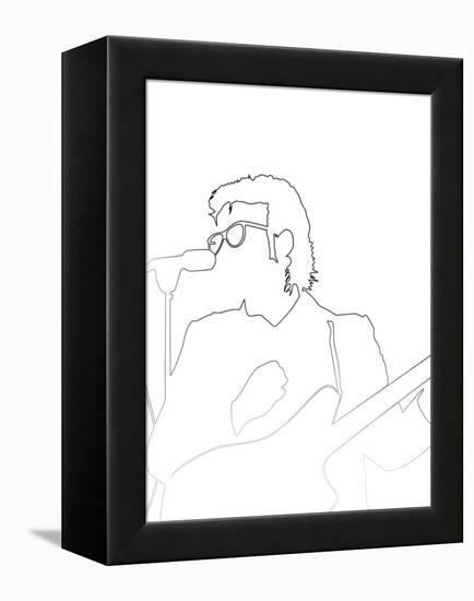 Elvis Costello-Logan Huxley-Framed Stretched Canvas