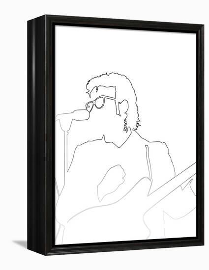 Elvis Costello-Logan Huxley-Framed Stretched Canvas