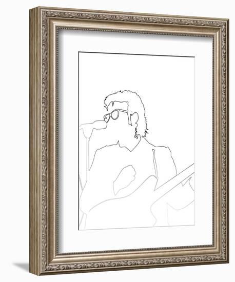 Elvis Costello-Logan Huxley-Framed Art Print