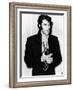Elvis Presley, at the International Hotel, Las Vegas, Where He Is Giving a Concert, August 1969-null-Framed Photo