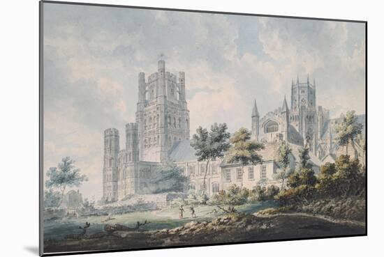 Ely Cathedral from the South-East, 1763-1804-Edward Dayes-Mounted Giclee Print