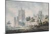 Ely Cathedral from the South-East, 1763-1804-Edward Dayes-Mounted Giclee Print