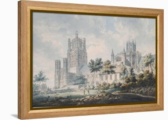 Ely Cathedral from the South-East, 1763-1804-Edward Dayes-Framed Premier Image Canvas