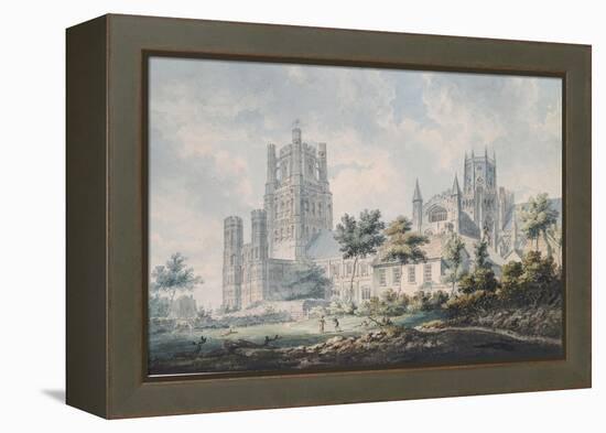 Ely Cathedral from the South-East, 1763-1804-Edward Dayes-Framed Premier Image Canvas