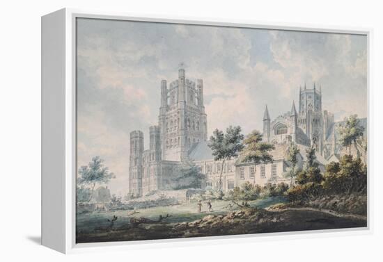 Ely Cathedral from the South-East, 1763-1804-Edward Dayes-Framed Premier Image Canvas