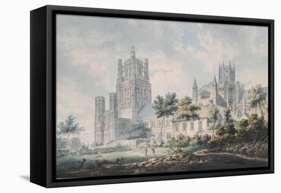 Ely Cathedral from the South-East, 1763-1804-Edward Dayes-Framed Premier Image Canvas