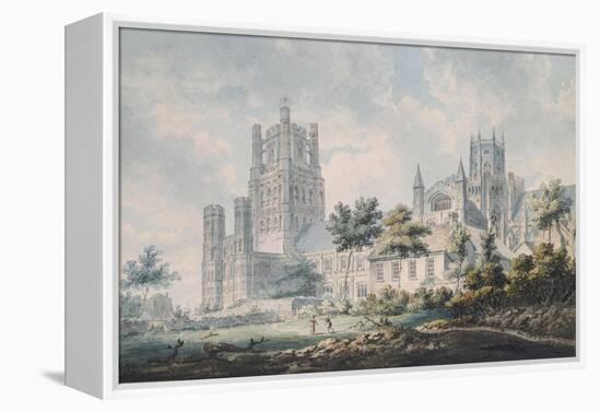 Ely Cathedral from the South-East, 1763-1804-Edward Dayes-Framed Premier Image Canvas