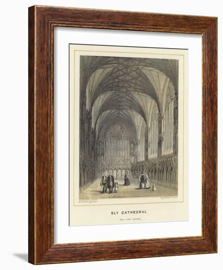 Ely Cathedral, the Lady Chapel-Hablot Knight Browne-Framed Giclee Print