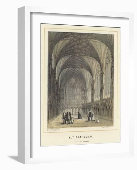 Ely Cathedral, the Lady Chapel-Hablot Knight Browne-Framed Giclee Print