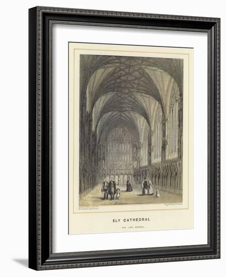 Ely Cathedral, the Lady Chapel-Hablot Knight Browne-Framed Giclee Print