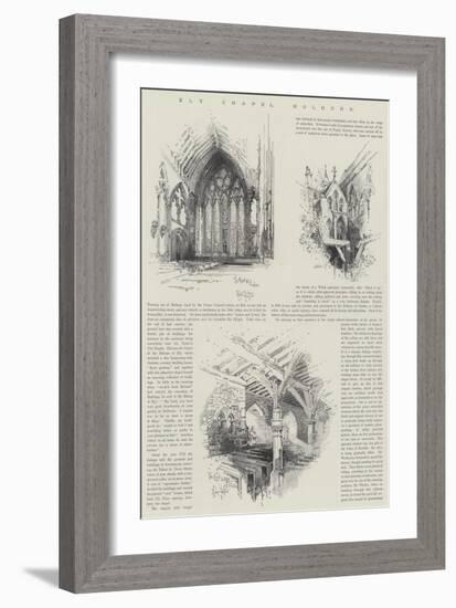 Ely Chapel, Holborn-Herbert Railton-Framed Giclee Print