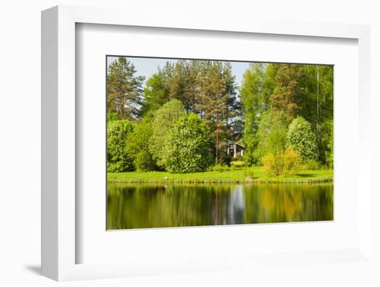 Emajogi River, Tartu, Estonia, Baltic States-Nico Tondini-Framed Photographic Print