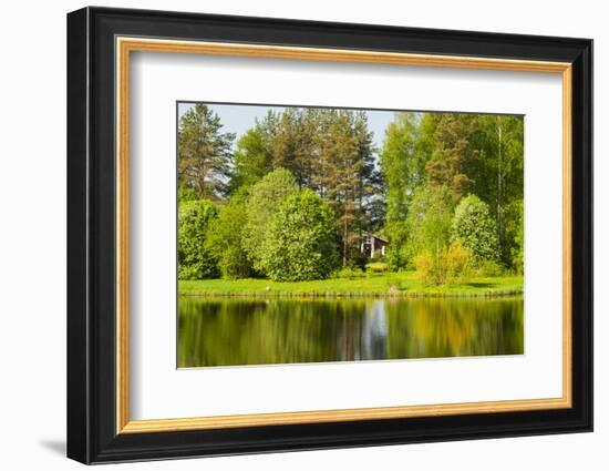 Emajogi River, Tartu, Estonia, Baltic States-Nico Tondini-Framed Photographic Print