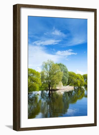 Emajogi River, Tartu, Estonia, Baltic States-Nico Tondini-Framed Photographic Print