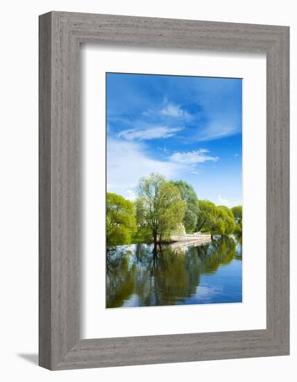 Emajogi River, Tartu, Estonia, Baltic States-Nico Tondini-Framed Photographic Print