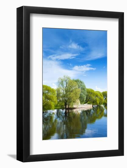 Emajogi River, Tartu, Estonia, Baltic States-Nico Tondini-Framed Photographic Print