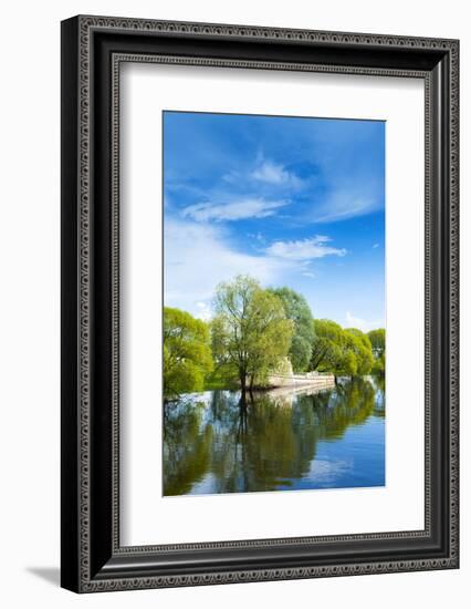 Emajogi River, Tartu, Estonia, Baltic States-Nico Tondini-Framed Photographic Print