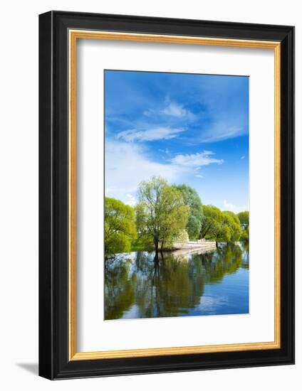 Emajogi River, Tartu, Estonia, Baltic States-Nico Tondini-Framed Photographic Print