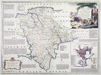 Map of Devonshire, London, C.1777-Emanuel Bowen-Giclee Print