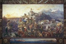 Westward the Course of Empire Takes its Way-Emanuel Leutze-Framed Giclee Print