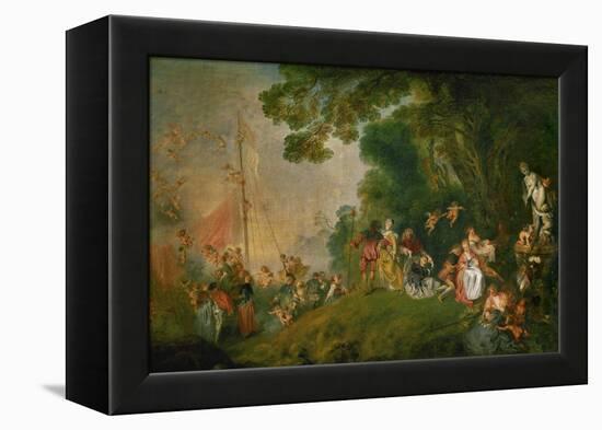 Embarkation for the Island of Cythera, 1718-Jean Antoine Watteau-Framed Premier Image Canvas