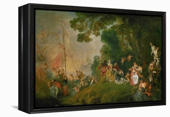 Embarkation for the Island of Cythera, 1718-Jean Antoine Watteau-Framed Premier Image Canvas