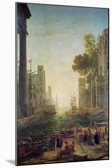Embarkation of St. Paul at Ostia-Claude Lorraine-Mounted Giclee Print