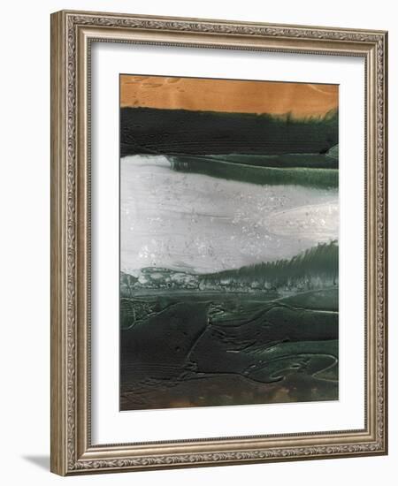 Embellished Coastal Plain II-Vanna Lam-Framed Art Print