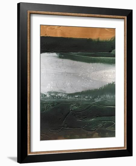 Embellished Coastal Plain II-Vanna Lam-Framed Art Print